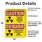 Signmission Radiation & Laser Sign, 14 in H x 10 in W, Vinyl Decal, Rectangle OS-2PACK-CR-D-1014-L-10167 - alternate 3
